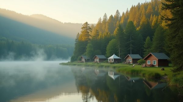 Découvrez le camping de l'aigle au bord du lac de sainte-croix